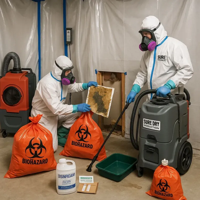 Contaminated Water Handling Protocols process in Sparta, MI
