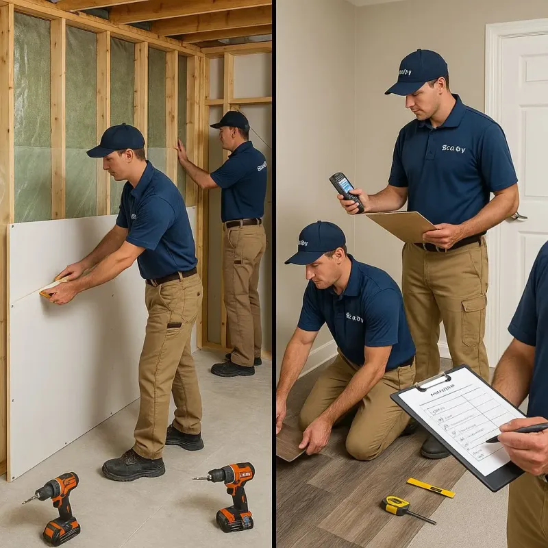Repairs and Reconstruction process in Sparta, MI