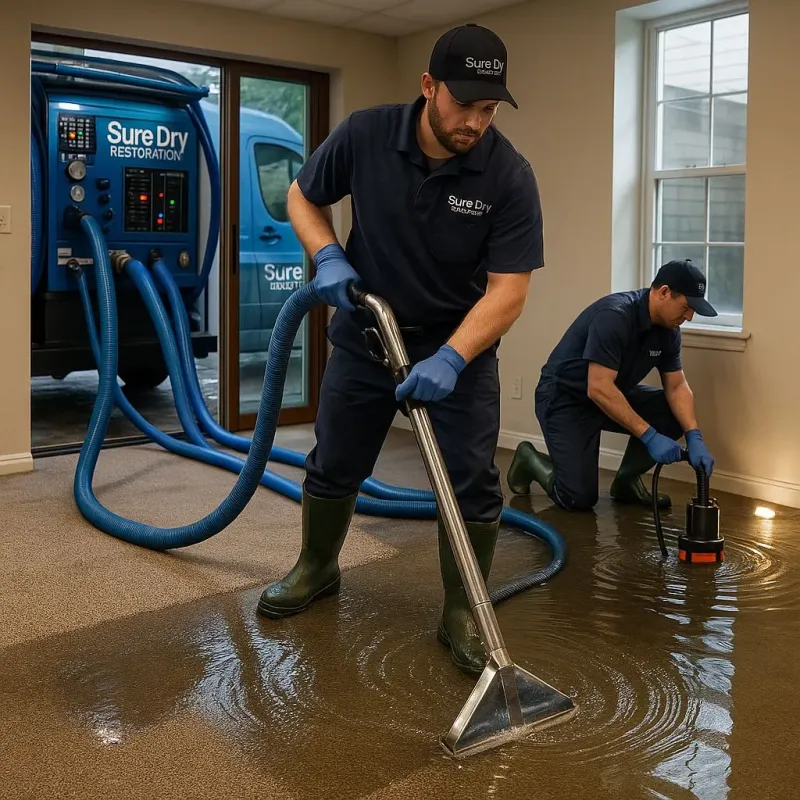 Water Extraction and Removal process in Sparta, MI